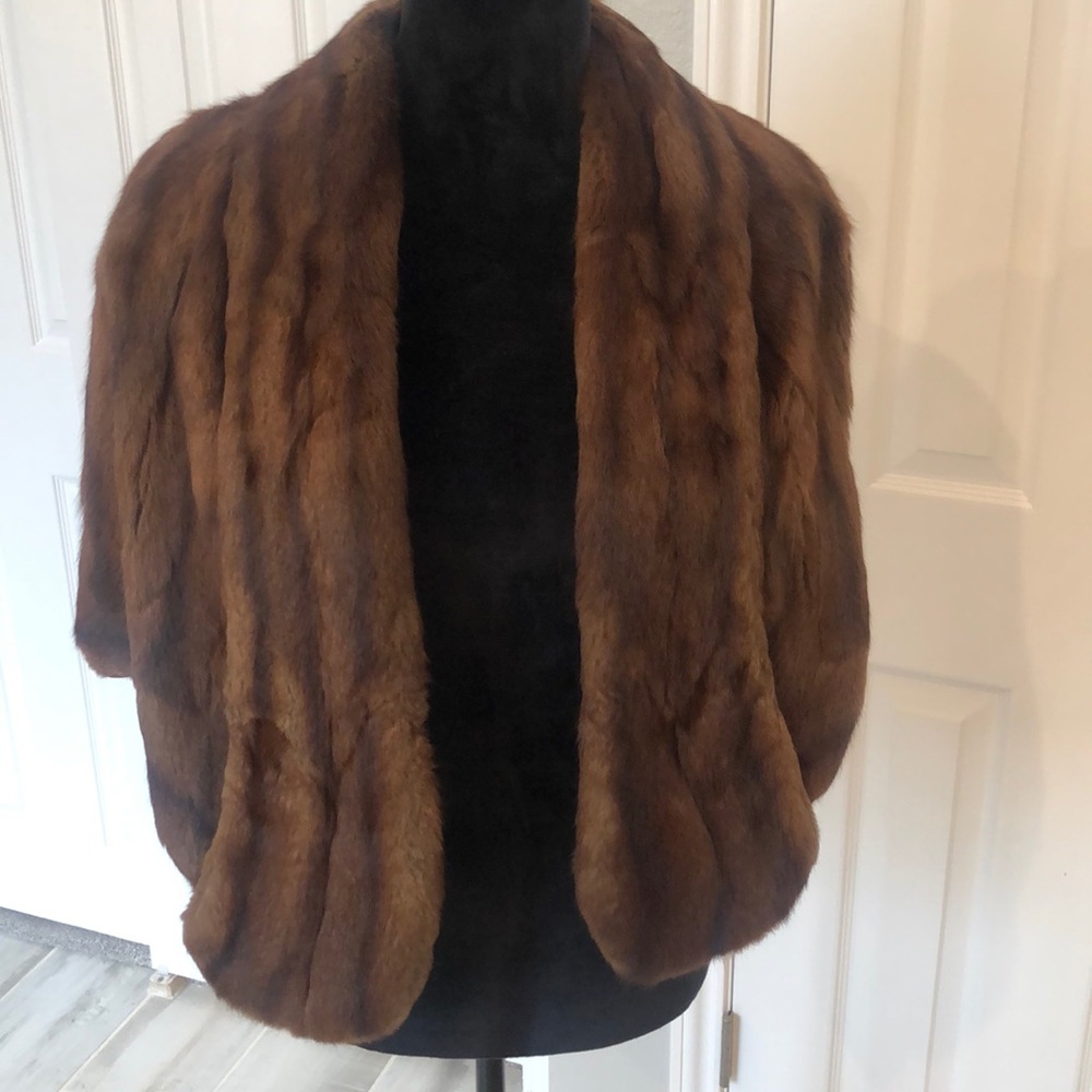 Vintage Mink Stole Cape